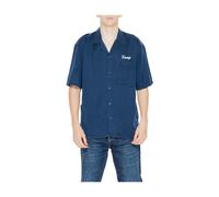 Tommy Jeans - RLX Graphic Reso Short-sleeve Shirt - Homme - Chemises - Bleu - Taille: M