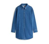 Robe courte femmes Tommy Jeans RLX DNM SHIRT DRESS EI6137 EXT Bleu EU S