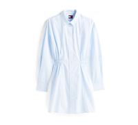 Tommy Jeans Robe-chemise bleu clair / blanc, Taille 38