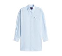 Tommy Hilfiger Tjw Linen Shirt Dress Light Powdery Blue/stripe Taille: L | Robes Mini Outlet | Femme | Blanche