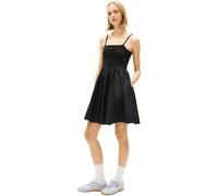 Tommy Hilfiger Tjw Rib Poplin Mix Dress Black Taille: M | Robes Mini Outlet | Femme | Le Noir
