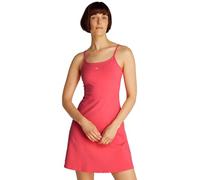 Tommy Jeans Robe Femme Essential Strap Flare Fines Bretelles, Rouge (Amour), M