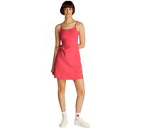 Tommy Jeans Robe Femme Essential Strap Flare Fines Bretelles, Rouge (Amour), S