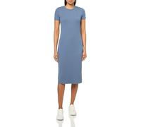 Tommy Jeans Bodycon Midi Dress with Logo Detail Robe décontractée, Blue Moment, Taille XL Femme