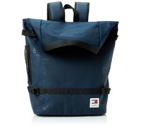 Tommy Jeans Sac à Dos Homme Daily Rolltop Backpack Bagage Cabine, Bleu (Dark Night Navy), Taille Unique