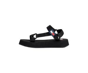 Tommy Jeans Sandales Femme Été, Noir (Black), 37