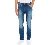 Tommy Jeans Scanton Slim WMBS DM0DM09549 Pantalons en Jean, Bleu (Wilson Mid Blue Stretch), 30W / 32L Homme