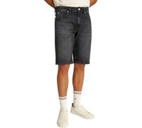 Tommy Jeans Short en Denim Homme Ronnie Large, Noir (Denim Black), 33W