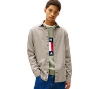 Tommy Jeans Surchemise Homme Oxford Check avec Patte de Boutonnage, Multicolore (Pewter Green Check), L