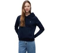 Tommy Jeans Sweat à capuche Flag Regular Fit pour femme Bleu (Dark Night Navy) L