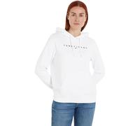 Tommy Jeans Sweat à Capuche Femme Regular Fit avec Capuche, Blanc (White), XXS