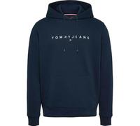 Tommy Jeans Sweat à capuche Linear Logo Homme – Bleu (Dark Night Navy) XL