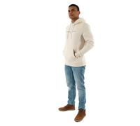 Tommy Jeans Sweat à Capuche Homme Linear Logo avec Capuche, Gris (Oat Marl HTR), XXL