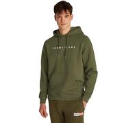 Tommy Jeans TJM REG Linear Logo Hoodie EXT DM0DM20746 Sweat à Capuche, Green (Fatigue Green), XS Homme