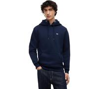Tommy Jeans Sweat à Capuche Homme Regular Fit Flag Fleece avec Capuche, Bleu (Dark Night Navy), L