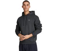 Tommy Jeans Sweat à Capuche Homme Regular Fit Flag Fleece avec Capuche, Gris (New Charcoal), S