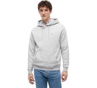 Tommy Jeans Sweat à Capuche Homme Regular Fit Flag Fleece avec Capuche, Gris (Silver Grey Heather), XXL