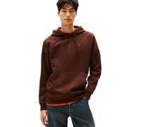 Sweat à capuche Tommy Jeans Reg Flag Fleece marron rougeâtre - M