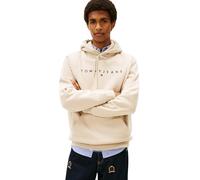 Tommy Jeans Sweat à Capuche TJM REG Linear Logo EXT DM0DM20746 pour Homme, Beige, L, Beige (Sable du golfe), L