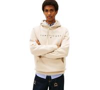 Tommy Jeans Sweat à Capuche TJM REG Linear Logo EXT DM0DM20746 pour Homme, Beige, XS, Beige (Sable du golfe), XS