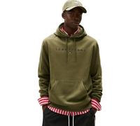 Tommy Jeans Sweat à Capuche TJM REG Linear Logo EXT DM0DM20746 pour Homme, Vert foncé (Vert foncé) S, Vert (Vert foncé), S