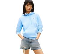 Tommy Jeans Sweat à Capuche Tjw Reg S Flag Dw0Dw19958 pour Femme, Bleu (Bleu poudré Clair), XL