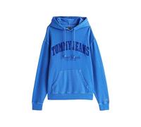 Tommy Jeans - Sweat à capuche vintage à effet délavé - Homme - Sweatshirts et sweats à capuche - Bleu - Taille: L
