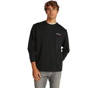 Tommy Jeans Sweat Homme Entry Graphic avec Col Ras-du-Cou, Noir (Black), L