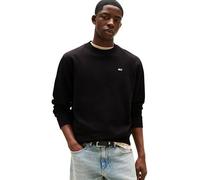 Tommy Jeans Sweat homme Regular Fit Flag Fleece col ras-du-cou Noir M