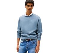 Tommy Jeans Sweat Homme Regular Fit Flag Fleece Col Ras-du-Cou, Bleu (Blue Moment), S