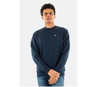 Tommy Jeans Sweat Homme Regular Flag Crew - Col rond Bleu Dark Night Navy XL