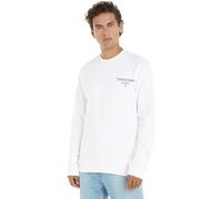 Tommy Jeans Sweat Homme sans Capuche, Blanc (White), S
