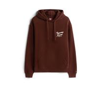 Tommy Jeans Sweat-shirt brun foncé / blanc, Taille S