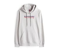 Tommy Jeans Sweat-shirt 'DNA' marine / gris chiné / rouge / blanc, Taille S