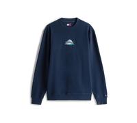 Tommy Jeans Sweat-shirt 'DNA PLAY' bleu marine / aqua / bleu clair / blanc, Taille XL