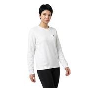 Tommy Jeans Sweat-shirt DW0DW19959 Col ras-du-cou drapeau brodé Blanc Femme M