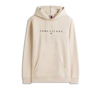 Tommy Jeans Sweat à capuche TJM Reg Linear Logo DM0DM20746 Beige (Gulf Sand) Taille L Homme