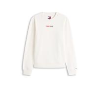 Tommy Jeans Sweat-shirt 'ESS' rouge / noir / blanc, Taille XS