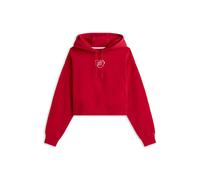 Tommy Jeans Sweat-shirt 'HEART' rouge / blanc, Taille XS