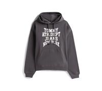 Tommy Jeans Sweat-shirt 'Heritage '90s Varsity' noir / blanc, Taille M