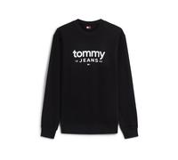Tommy Jeans Sweat-shirt noir / blanc, Taille XL