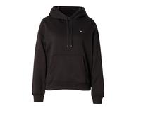 Tommy Jeans Sweat à Capuche Femme Flag Regular Fit, Noir (Black), S