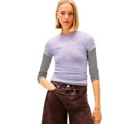 Tommy Jeans T-shirt à Manches Courtes Ess Logo 1 Rib Slim Fit