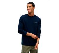T-shirt hommes Tommy Jeans TJM SLIM CHEST LINEAR LS TEE EXT Marine EU M