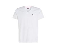 Tommy Jeans T-shirt TJM ORIGINAL JERSEY col V manches courtes Homme Blanc L