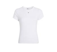 Tommy Jeans Slim Essential Ext Short Sleeve T-shirt Blanc XS Femme
