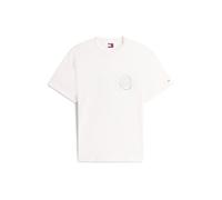 Tommy Jeans T-Shirt bleu clair / citron vert / blanc naturel, Taille S