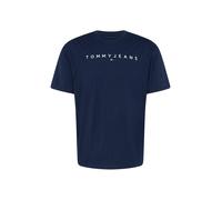 Tommy Jeans T-shirt homme TJM Reg Linear Logo DM0DM20744 Coton Manches courtes Bleu XL