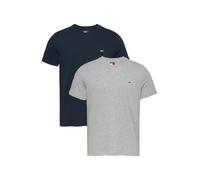 Tommy Jeans T-Shirt bleu marine / gris chiné, Taille M