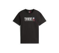 Tommy Jeans T-Shirt bleu marine / rouge / noir / blanc, Taille S